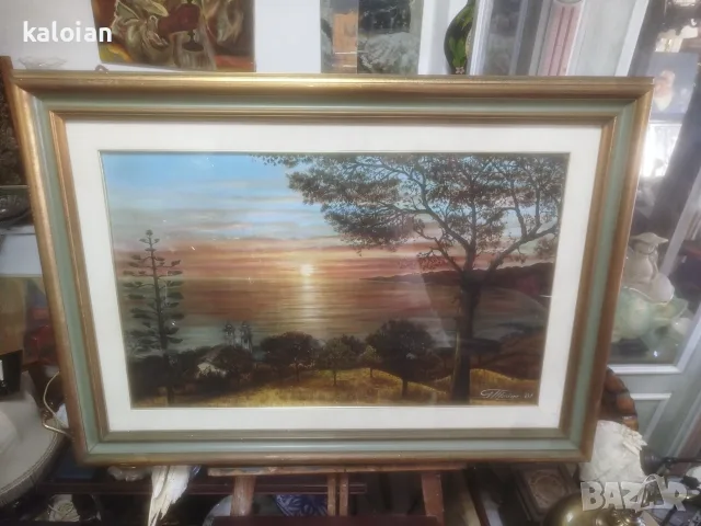 Голямо разнообразие от големи маслени картини. Испански и италиански автори. Цени от 100 до 200е. Пъ, снимка 8 - Картини - 56075593