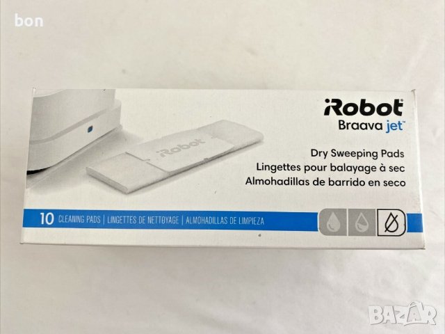 Подложки за сухо чистене iRobot Braava Jet 200, снимка 5 - Прахосмукачки - 39740255