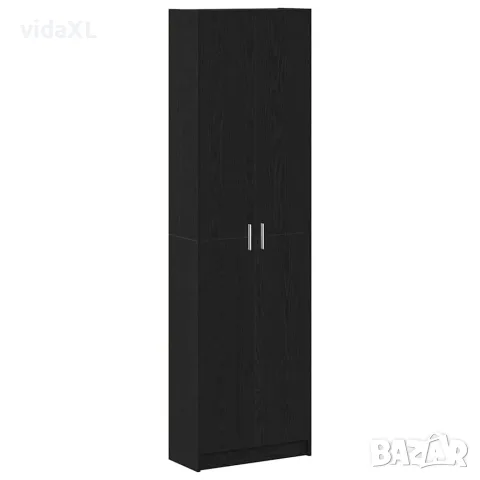 vidaXL Гардероб Черния дъб 55 x 25 x 189 см Инженерна дървесина