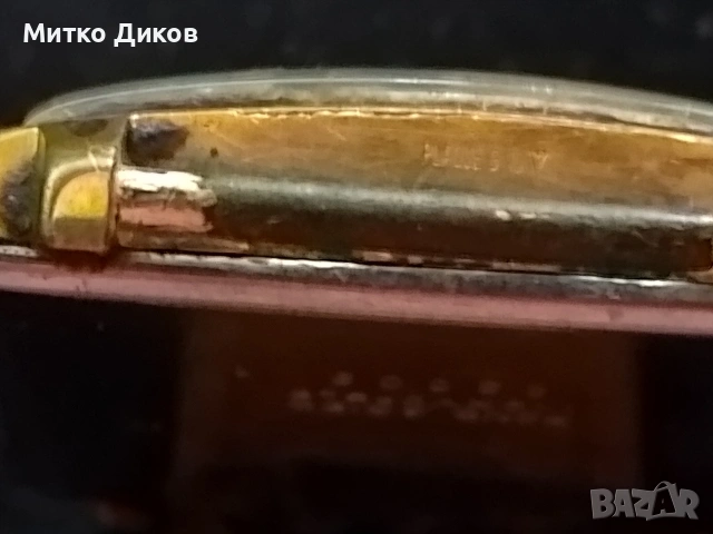 Марков дамски швейцарски часовник работещ винтидж 60 г.Creation 17 rubis incabloc plaque G10, снимка 4 - Дамски - 53961552