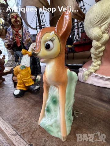 Колекционерска порцеланова лампа Бамби на GOEBEL №7619 , снимка 7 - Антикварни и старинни предмети - 52468946