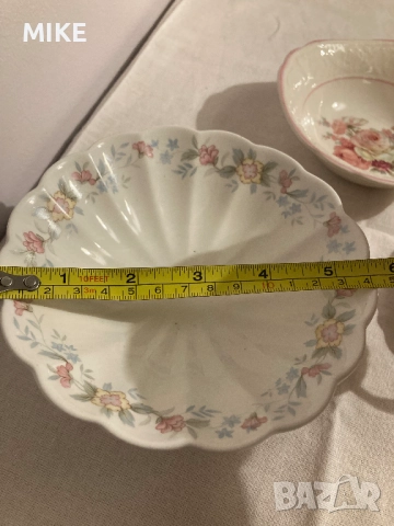 Порцелан- малки чинийки и каничка, снимка 4 - Други - 52333595