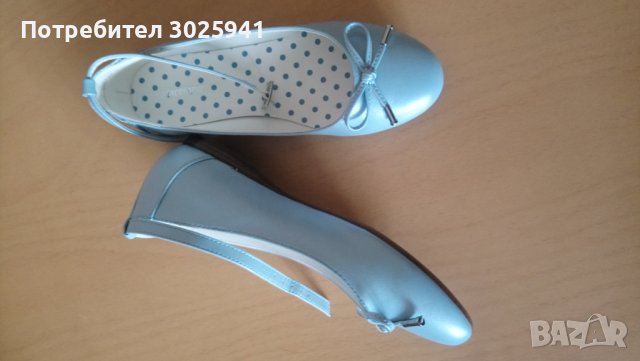 Детски сини обувки/балерини с каишка GRACELAND, снимка 3 - Детски обувки - 37967898