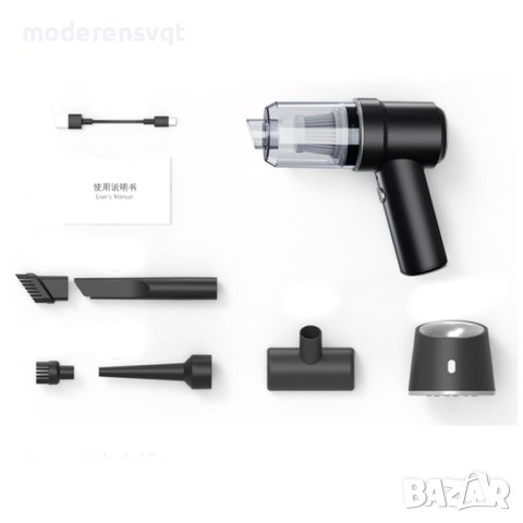 Мини прахосмукачка за кола с издухване 3в1, снимка 3 - Аксесоари и консумативи - 42883011