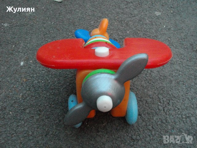 СОЦ БЪЛГАРСКА ДЕТСКА ИГРАЧКА САМОЛЕТ , снимка 4 - Антикварни и старинни предмети - 44420452