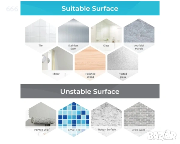 6 броя Мощни Вакуумни Вендузни Куки, снимка 8 - Други стоки за дома - 54183218