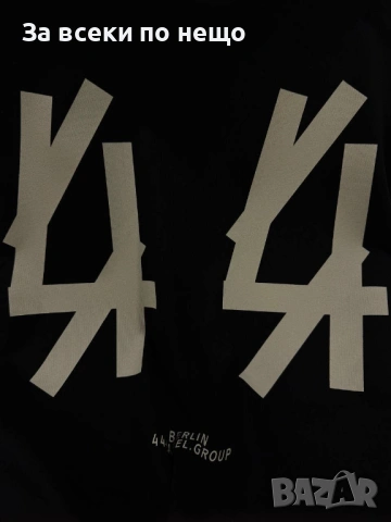 Label Groop 44 Мъжка Черна Тениска👕Мъжка Блуза С Къс Ръкав В Черен Цвят Код Mens P.244, снимка 3 - Тениски - 53922440