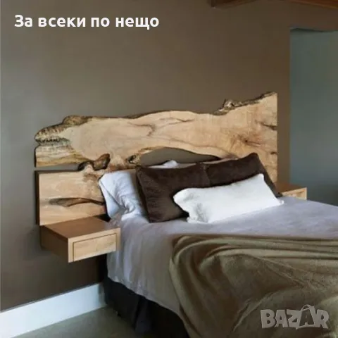 Ръчна изработка на Гръб за спалня в комплект с две нощни шкафчета