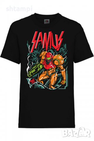 Детска тениска Nintendo Metroid 1,Игра,Гейм,Геймър,Подарък,Изненада,Повод,Празник,Събитие.