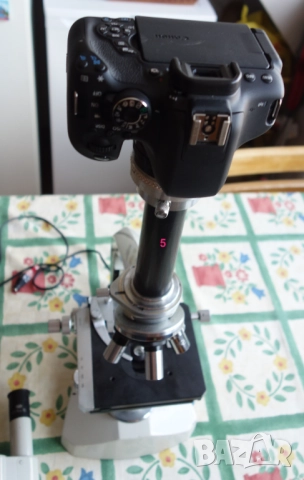 Микроскоп PZO с оптика Karl Zeiss Jena, снимка 5 - Медицинска апаратура - 52593834