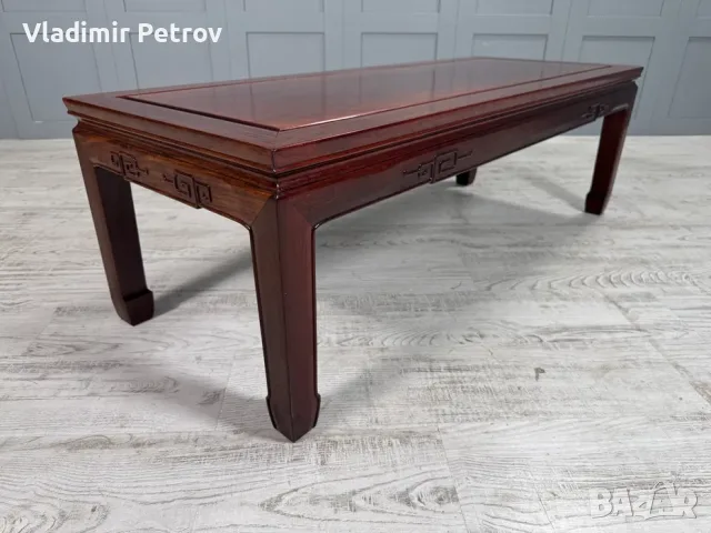 Винтидж, холна маса масив В006, снимка 6 - Маси - 56021501
