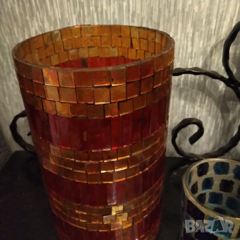  Изумителна кристална  ваза Арт Деко стил "тифани " НАМАЛЕНИЕ, снимка 5 - Вази - 38015505