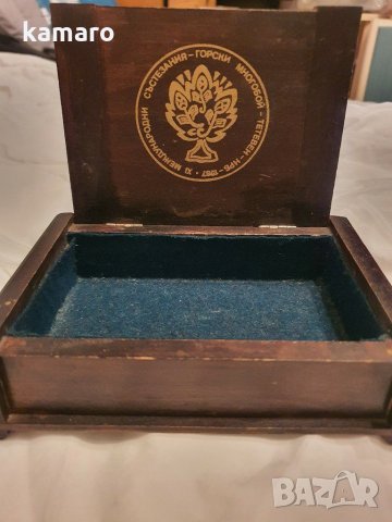 стара дървена кутия с дърворезба , снимка 7 - Антикварни и старинни предмети - 29981803
