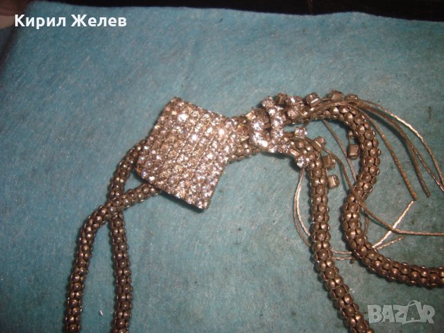 СРЕБРИСТО СКЪПОЦЕННО АРТ МОДНО КОЛИЕ МНОГО ЕФЕКТНО и БЛЕСТЯЩО 26921, снимка 6 - Колиета, медальони, синджири - 35100785