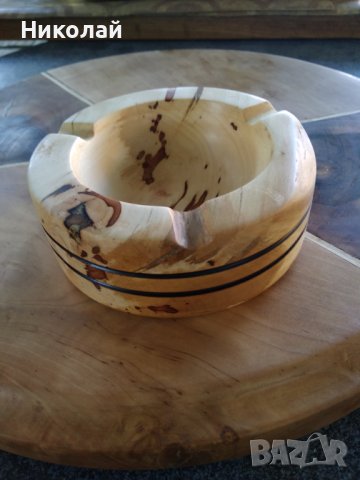 Ръчно изработена дървена купа , поднос , фруктиера , снимка 13 - Декорация за дома - 42259848