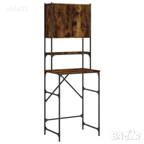 vidaXL Шкаф за пералня, опушен дъб, 68x48,5x194 см