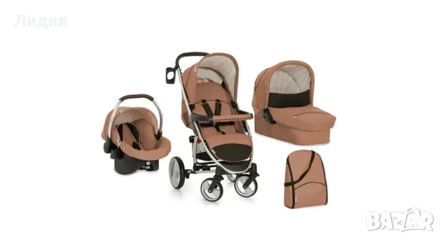 Бебешка количка HAUCK MALIBU ALL IN ONE, снимка 4 - Детски колички - 56246048