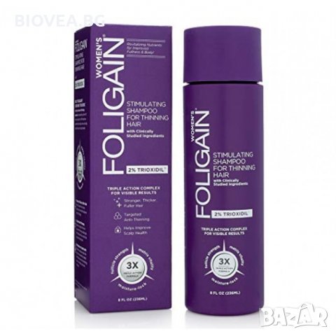 FOLIGAIN® Регенериращ шампоан за коса с 2 % Trioxidil® за жени 236 ml 