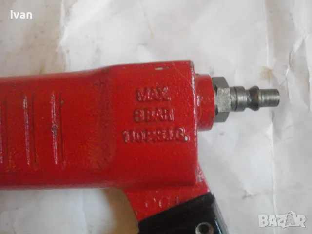 HAUBOLD PN91120 СТРОИТЕЛЕН ПНЕВМАТИЧЕН ТАКЕР за скоби 65-120мм Промишлен Индустриален Немски ОТЛИЧЕН, снимка 7 - Други инструменти - 47351769