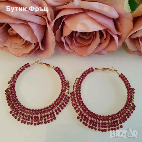 Обеци халки роуз