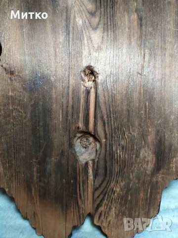 Стара маска дърворезба от миналия век-перфектна, от масивно дърво, снимка 5 - Антикварни и старинни предмети - 29225745