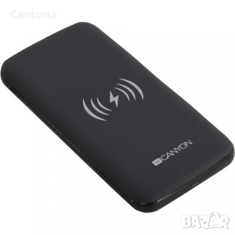 CANYON Power Bank Wireless Charger 8000mAh, 2xUSB, Type C, Micro USB, снимка 2 - Външни батерии - 30562953