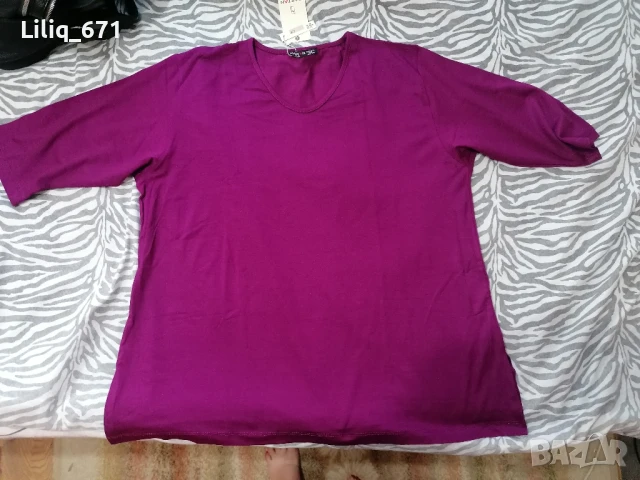 блузка с ръкав до лакътя , снимка 2 - Блузи с дълъг ръкав и пуловери - 50910851