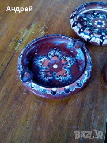 Стар керамичен пепелник,пепелници, снимка 2 - Други ценни предмети - 30104626