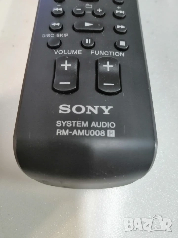 Оригинално дистанционно RM-AMU008 за аудиосистема SONY, снимка 2 - Аудиосистеми - 53040537
