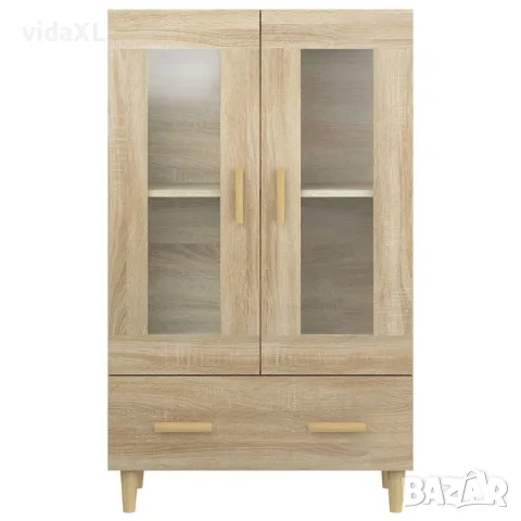 vidaXL Висок шкаф, сонома дъб, 70x31x115 см, инженерно дърво, снимка 5 - Бюфети - 56148110