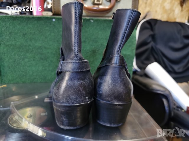 Мъжки кожени боти Zara 42 номер , снимка 3 - Мъжки боти - 42345036