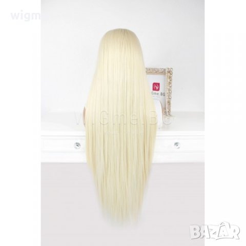 Дълга руса лейс фронт перука Сюзан, снимка 2 - Аксесоари за коса - 28288191