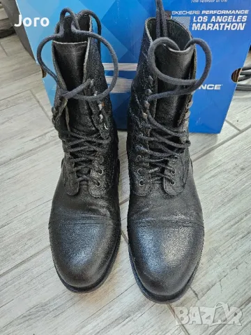 мъжки боти,кубинки dolce&gabbana 43 номер естествена кожа вътре и вън оригинални, снимка 3 - Маратонки - 47484863