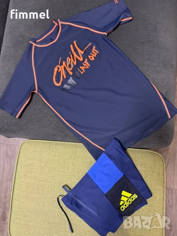 O’neill 50 UV защита и Adidas, 8-12 год