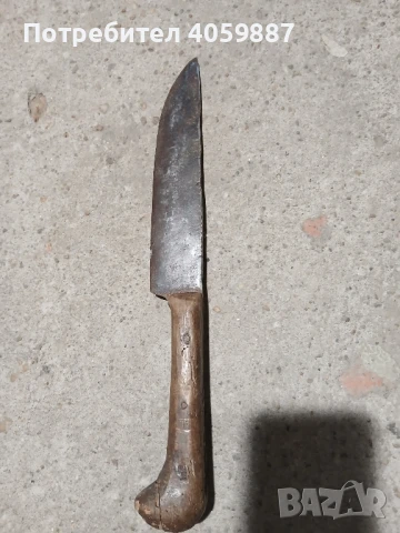 стар кован нож, снимка 2 - Антикварни и старинни предмети - 50752364