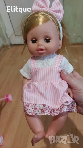 Говорещи бебета кукли 33 см – реалистична игра и българска реч, снимка 4 - Кукли - 52907972