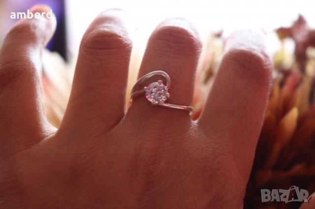 Стилен  сребърен пръстен модел R091, снимка 4 - Пръстени - 28951861