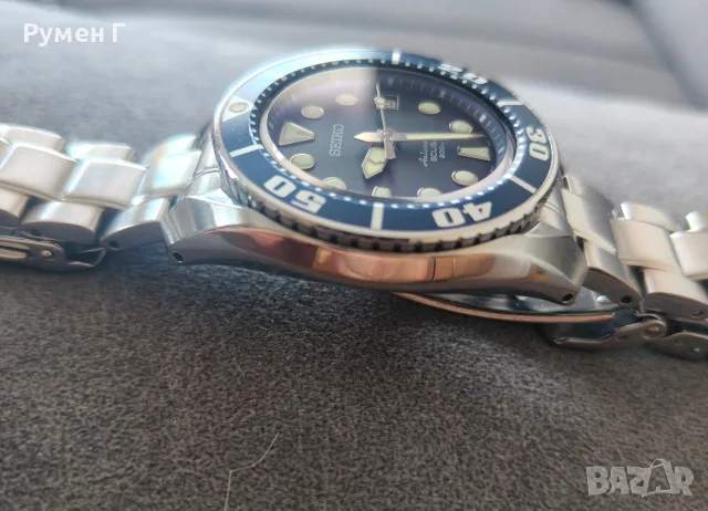 Seiko Prospex JDM Sumo "Blumo" SBDC033 (6R15) – Култов Дайвър + сапфир, бартер, снимка 5 - Мъжки - 56132422