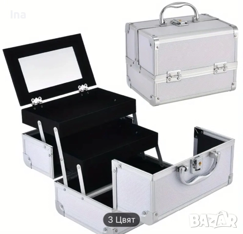 Професионален куфар за грим , снимка 2 - Куфари - 52338244