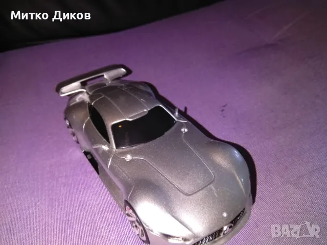 Mercedes-Benz AMG Vision Gran Turismo silver 1:32 Maisto колекционерска количка, снимка 6 - Колекции - 50257303