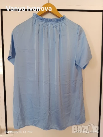 Blue motion синя блузка хл, снимка 2 - Блузи с дълъг ръкав и пуловери - 51363742