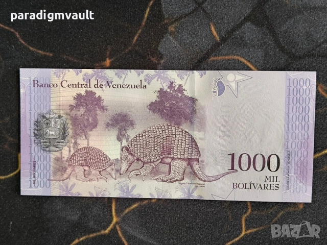 Банкнота - Венецуела - 1000 боливара UNC | 2017г., снимка 2 - Нумизматика и бонистика - 54306652