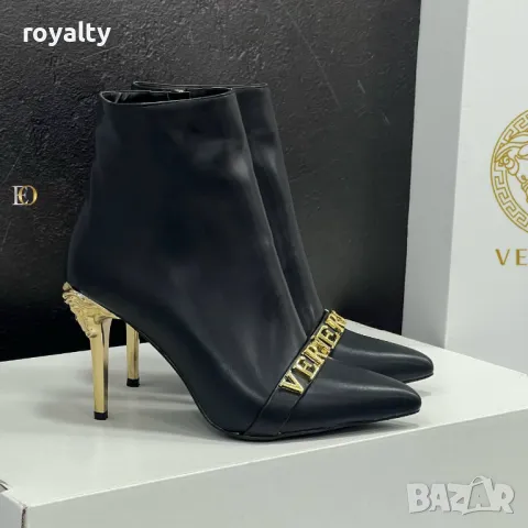Versace дамски боти на ток , снимка 2 - Дамски боти - 49102896