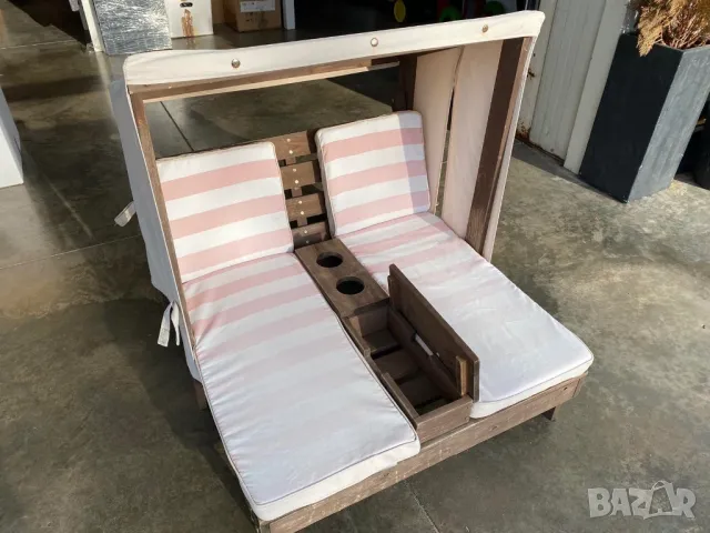 Детски летен шезлонг в добро състояние , снимка 7 - Градински мебели, декорация  - 50198760