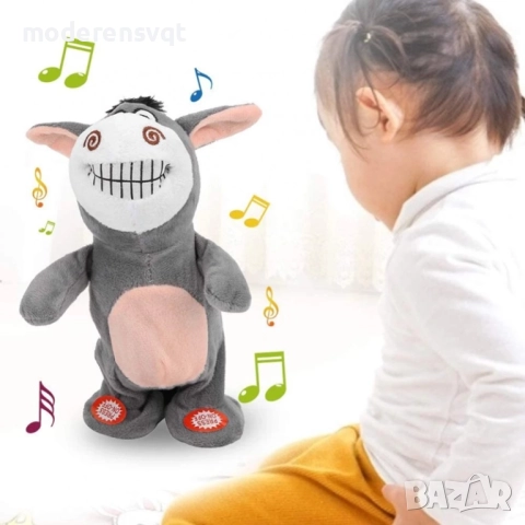 Музикална играчка говорещо магаре, снимка 5 - Плюшени играчки - 51892949