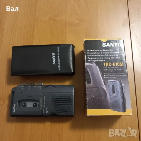 Диктофон Sanyo TRC-610M, снимка 2 - Радиокасетофони, транзистори - 56482439