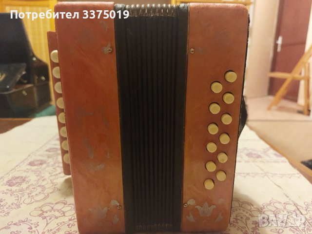 Малка ретро руска хармоника Теза, снимка 6 - Акордеони - 38363465