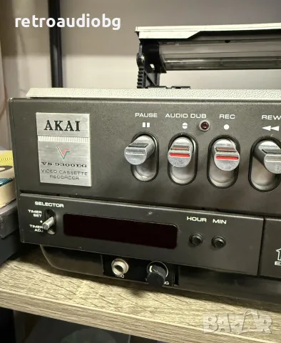 🔈Винтидж VHS видео рекордер Akai VS - 9300EG Video Cassette Recorder - 1978 г.🔈, снимка 5 - Плейъри, домашно кино, прожектори - 56080602