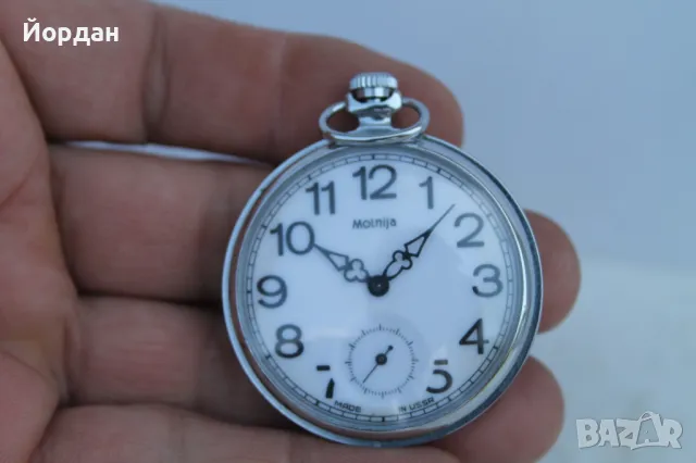 СССР часовник ''Молния'' , снимка 2 - Антикварни и старинни предмети - 50413339