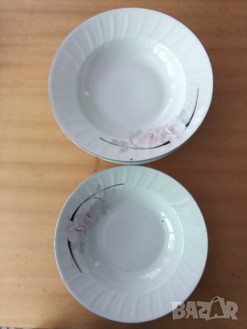 Комплект  6 дълбоки чинии , Баварски порцелан